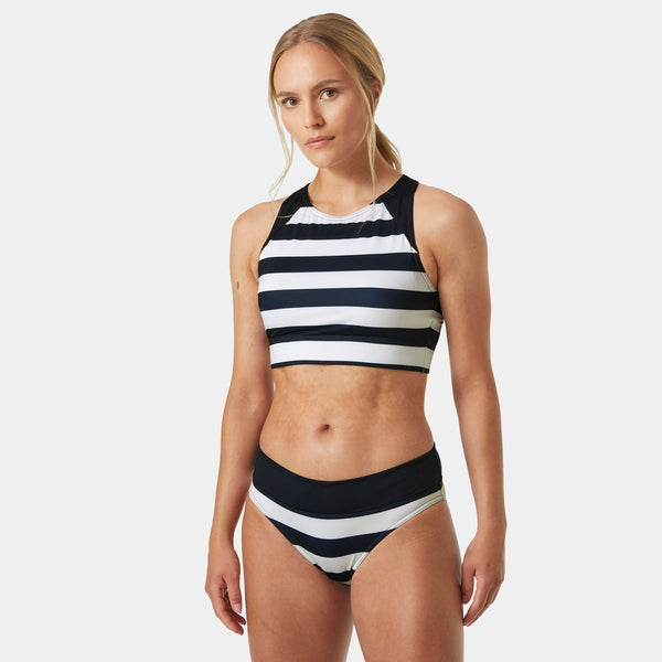 W HP BIKINI BOTTOM, NAVY STRIPE, M