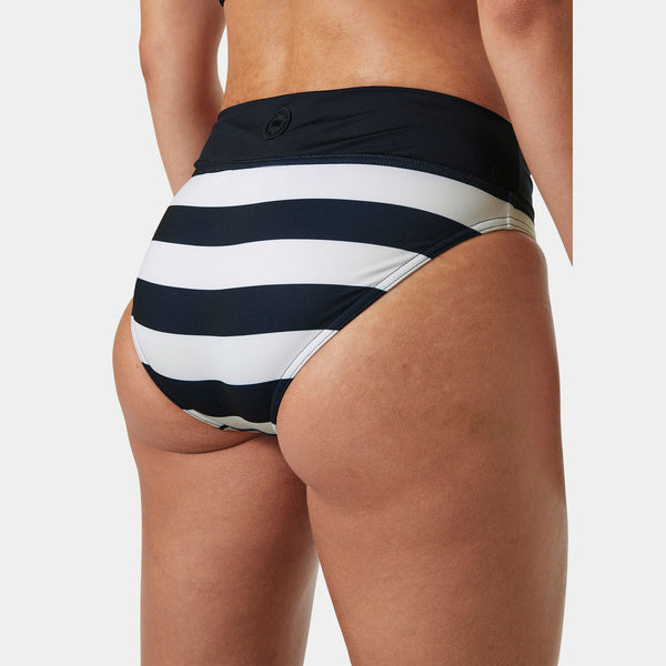 W HP BIKINI BOTTOM, NAVY STRIPE, M