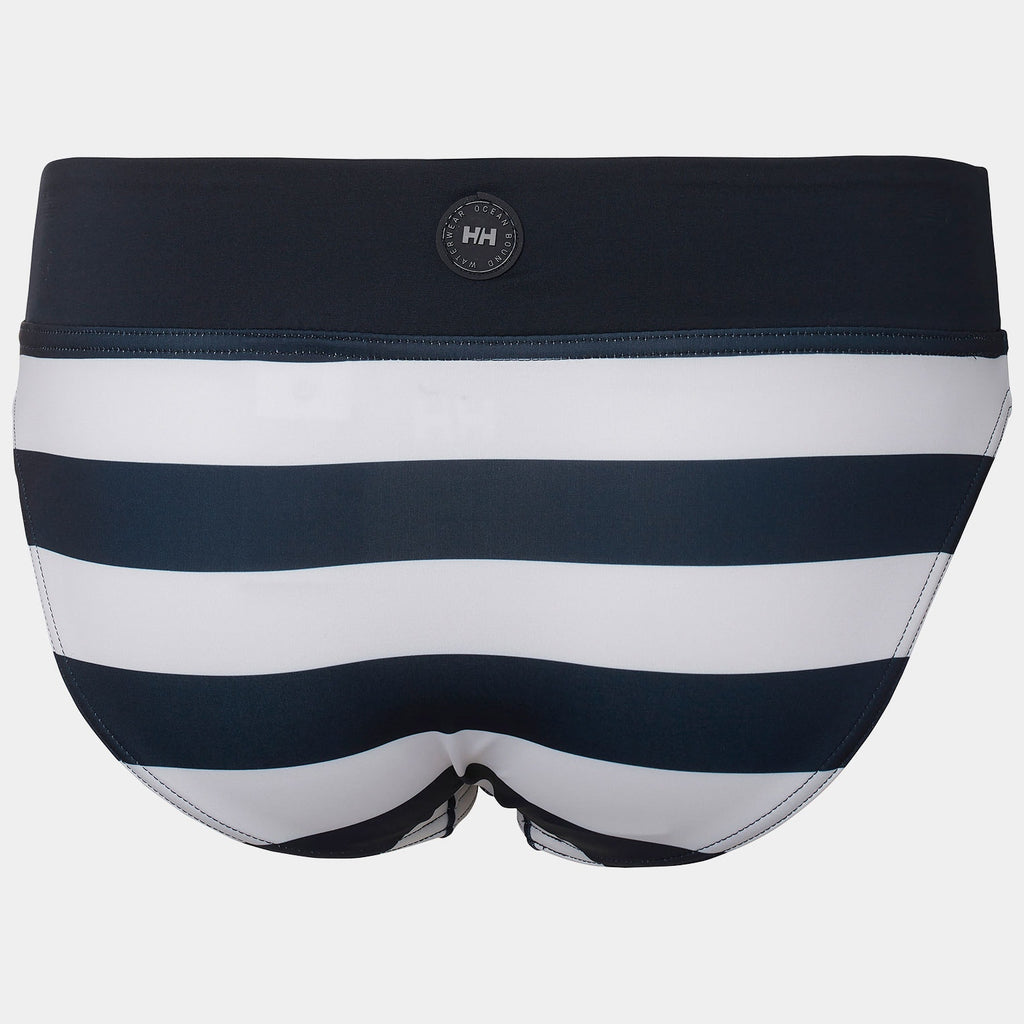 W HP BIKINI BOTTOM, NAVY STRIPE, M
