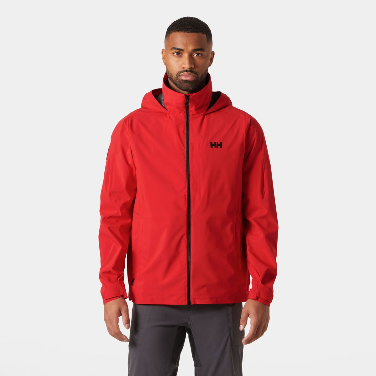 HP RACING HOODED JACKET 20, ALERT RED, M