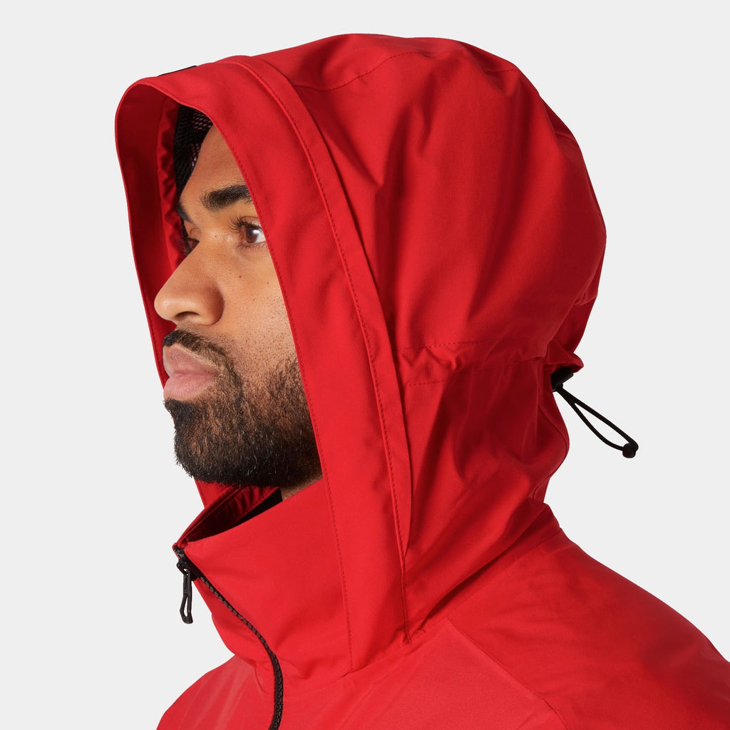 HP RACING HOODED JACKET 20, ALERT RED, M