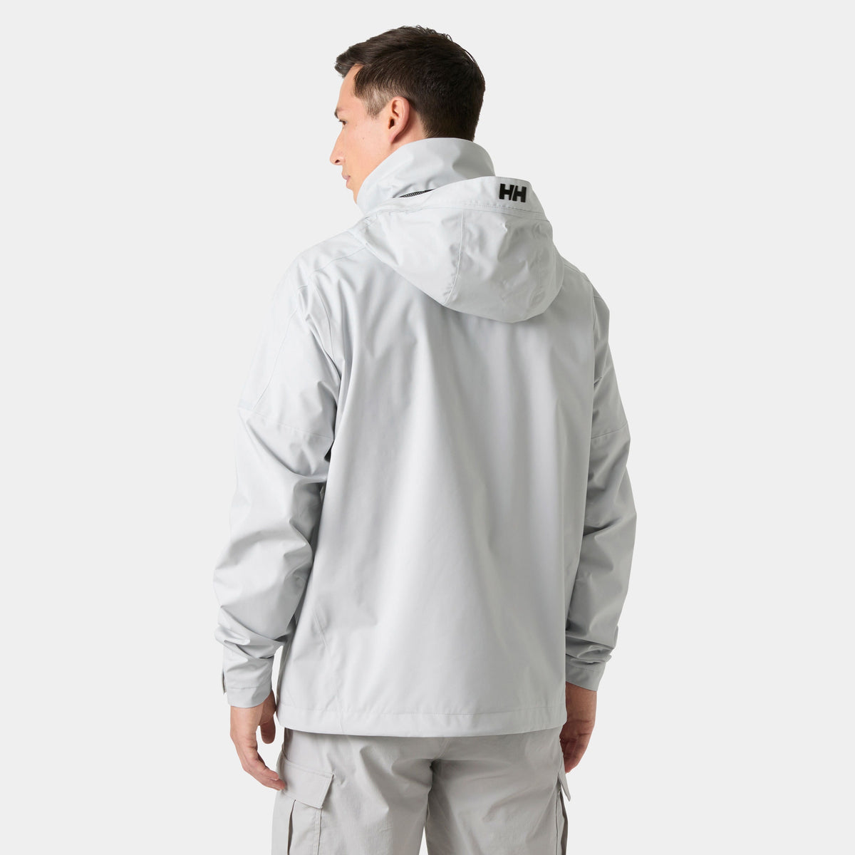 HP RACING HOODED JACKET 20, GREY FOG, M