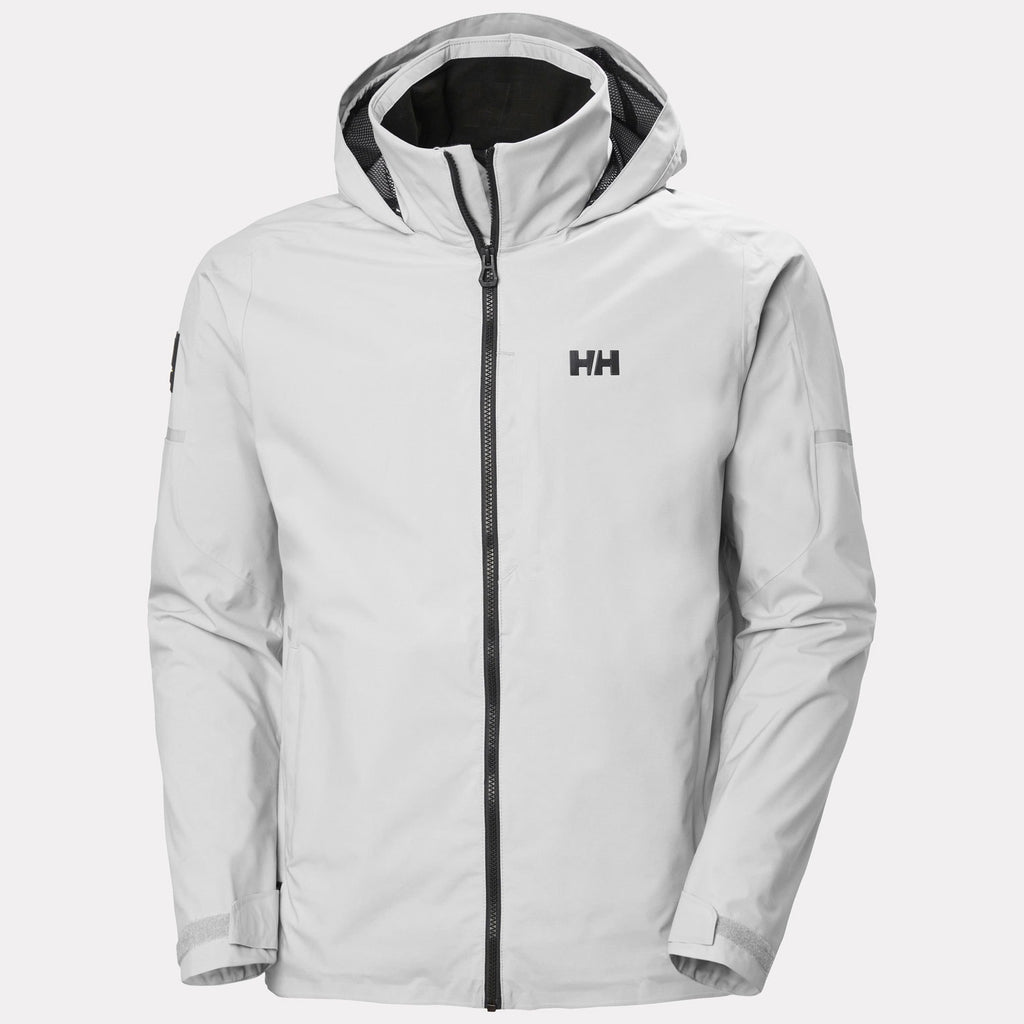 HP RACING HOODED JACKET 20, GREY FOG, M
