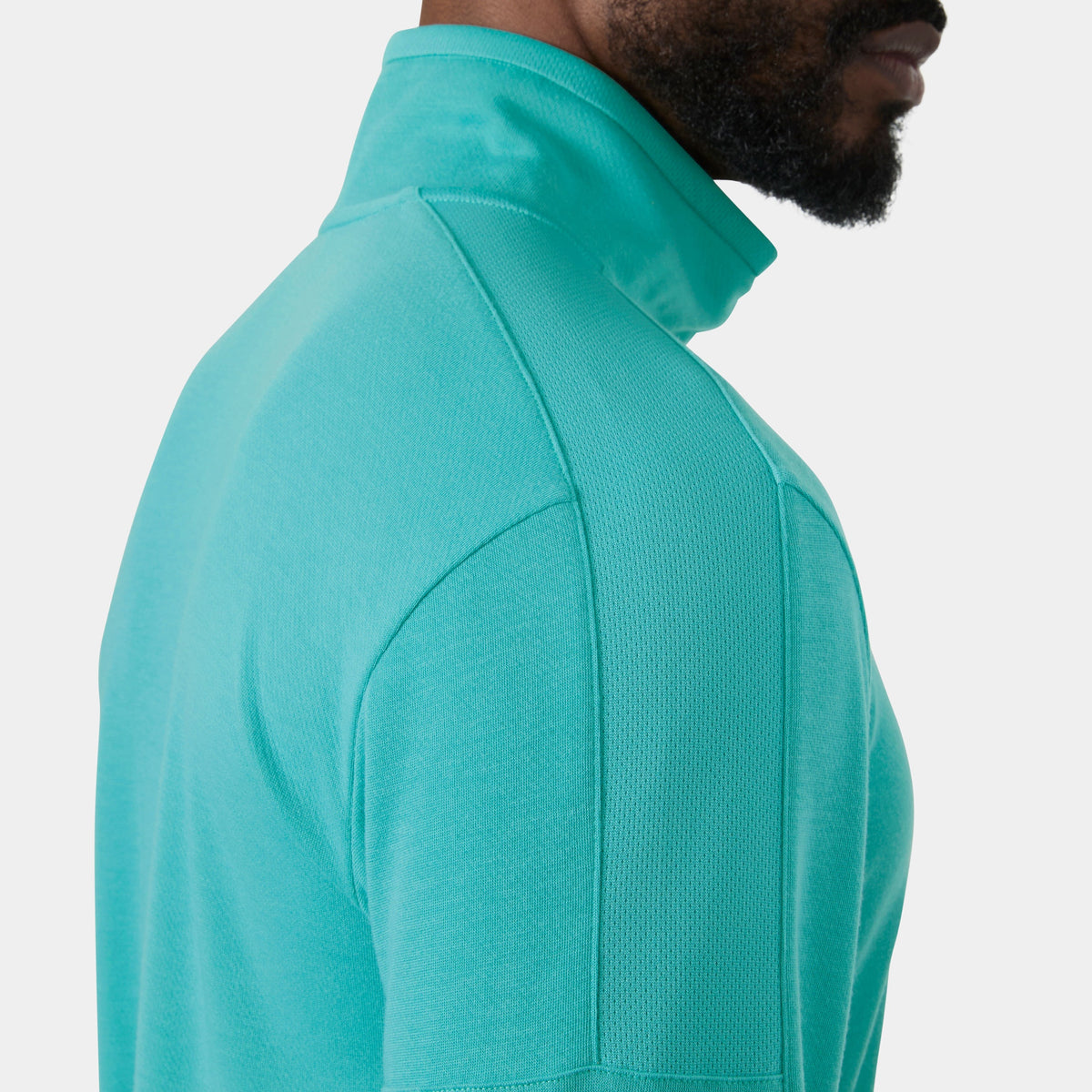 HP 1/2 ZIP PULLOVER 20, DARK MINT, XXL