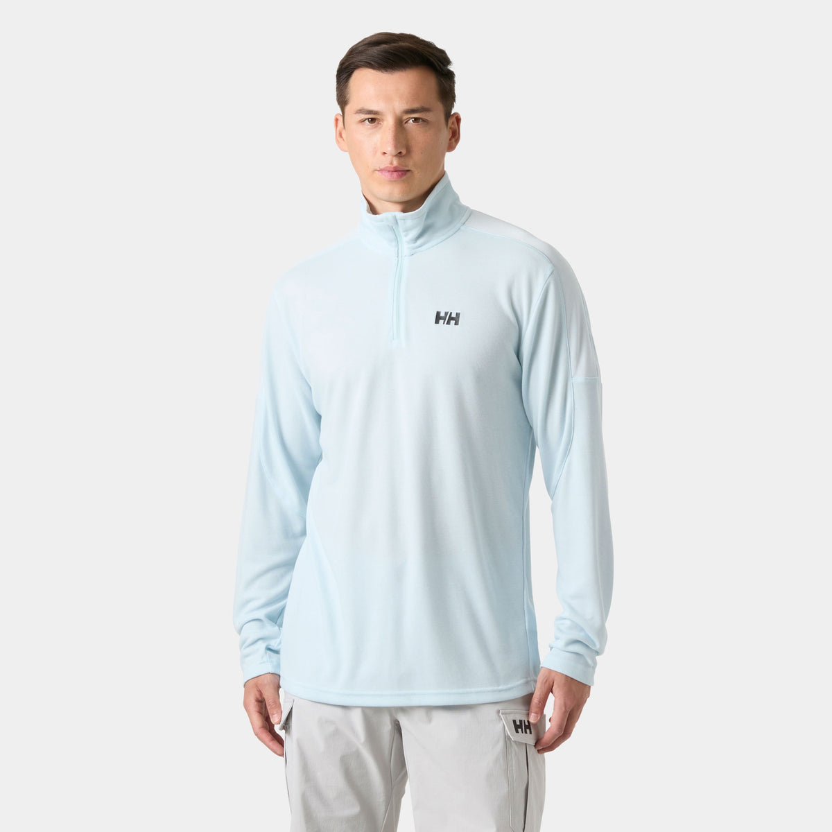 HP 1/2 ZIP PULLOVER 20, BARELY BLUE, XXL