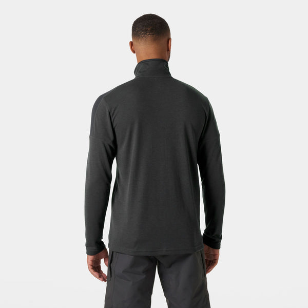 HP 1/2 ZIP PULLOVER 20, EBONY, L