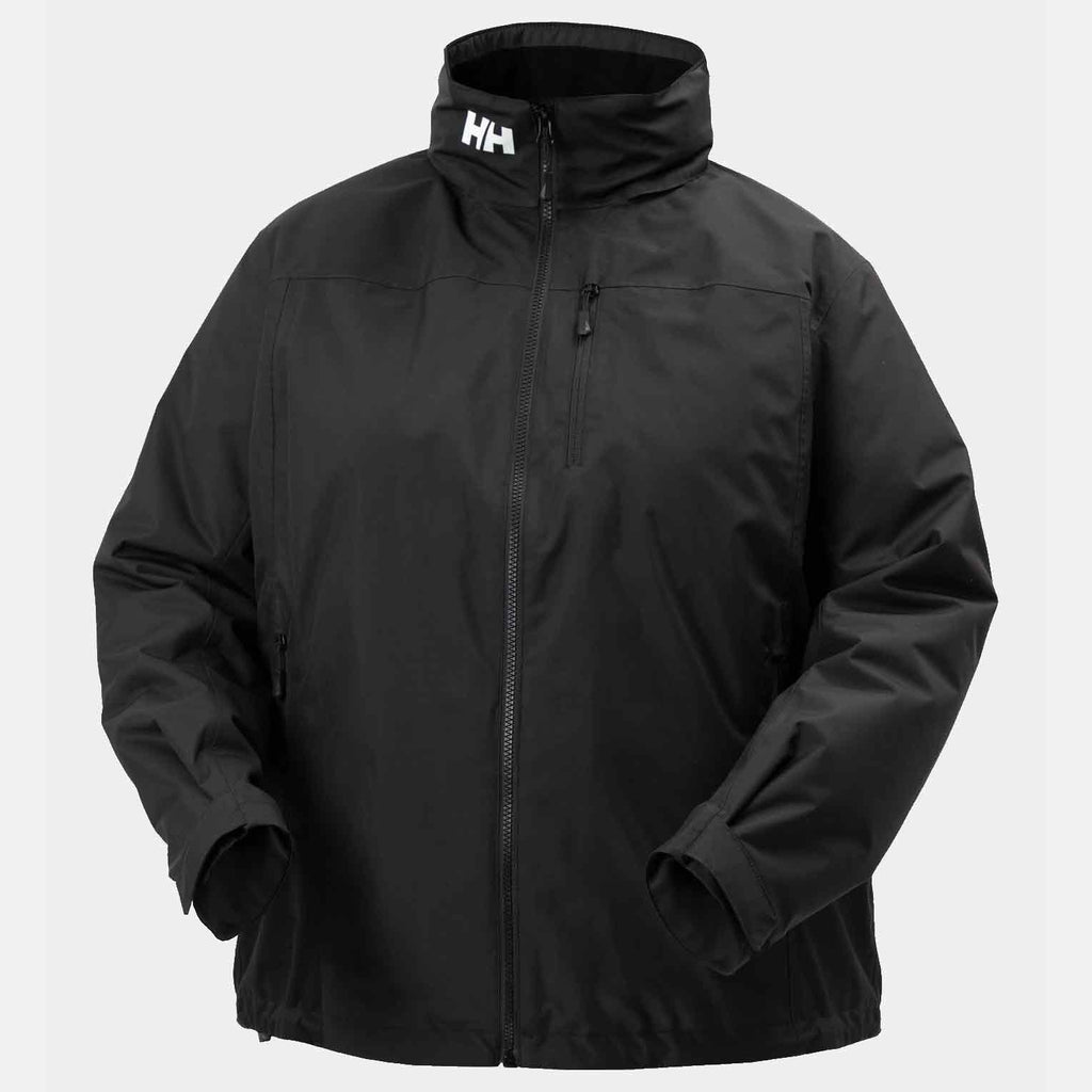 W CREW HOODED MID PLUS JK 20, BLACK, 1X