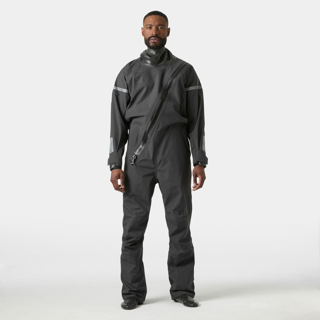 WATERWEAR DRY SUIT, EBONY, XXL