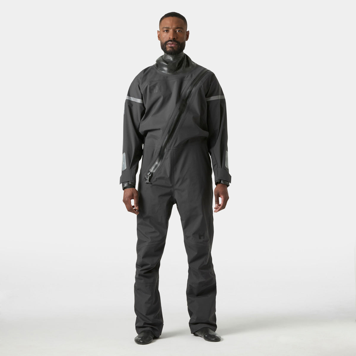 WATERWEAR DRY SUIT, EBONY, XXL
