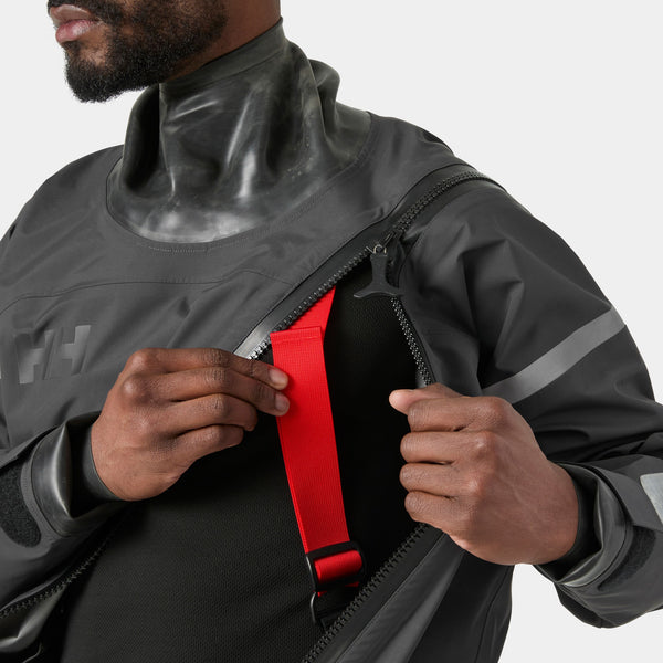 WATERWEAR DRY SUIT, EBONY, XXL
