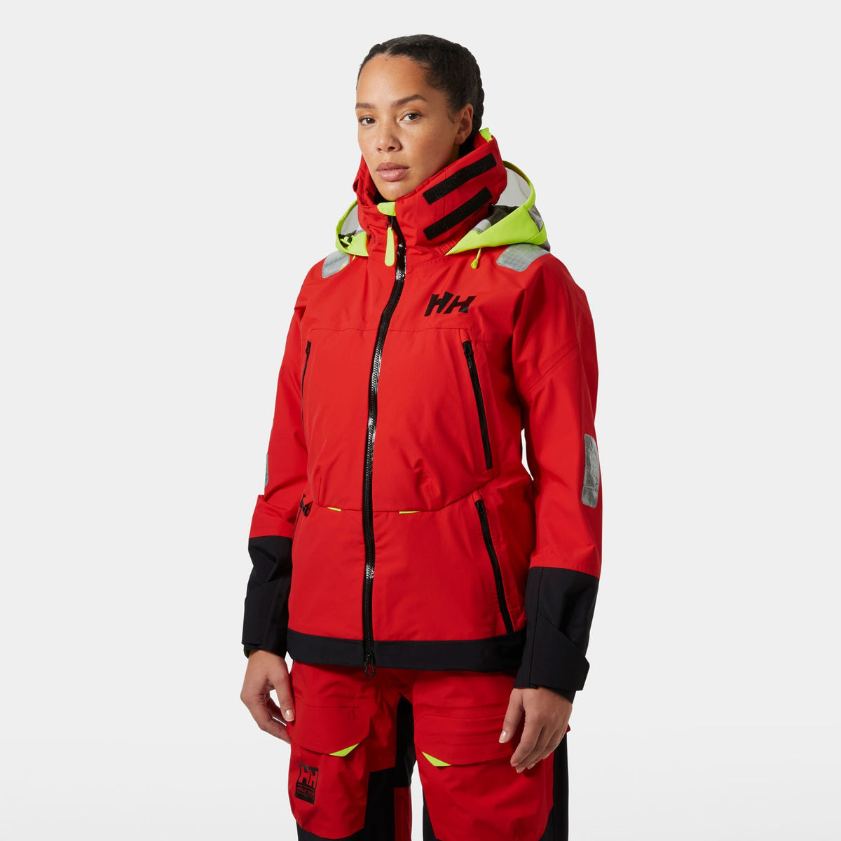 W GIR RACE JACKET 20, ALERT RED, L