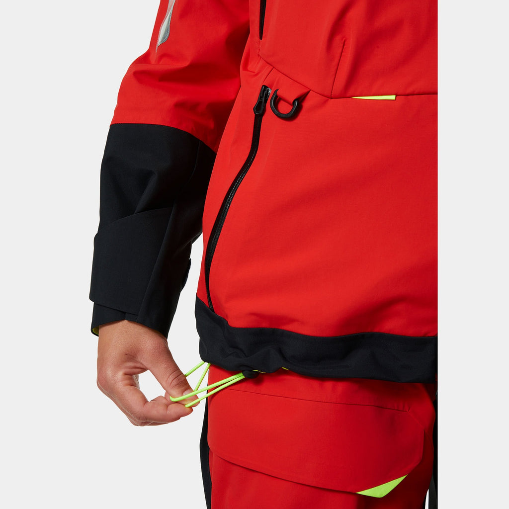 W GIR RACE JACKET 20, ALERT RED, L