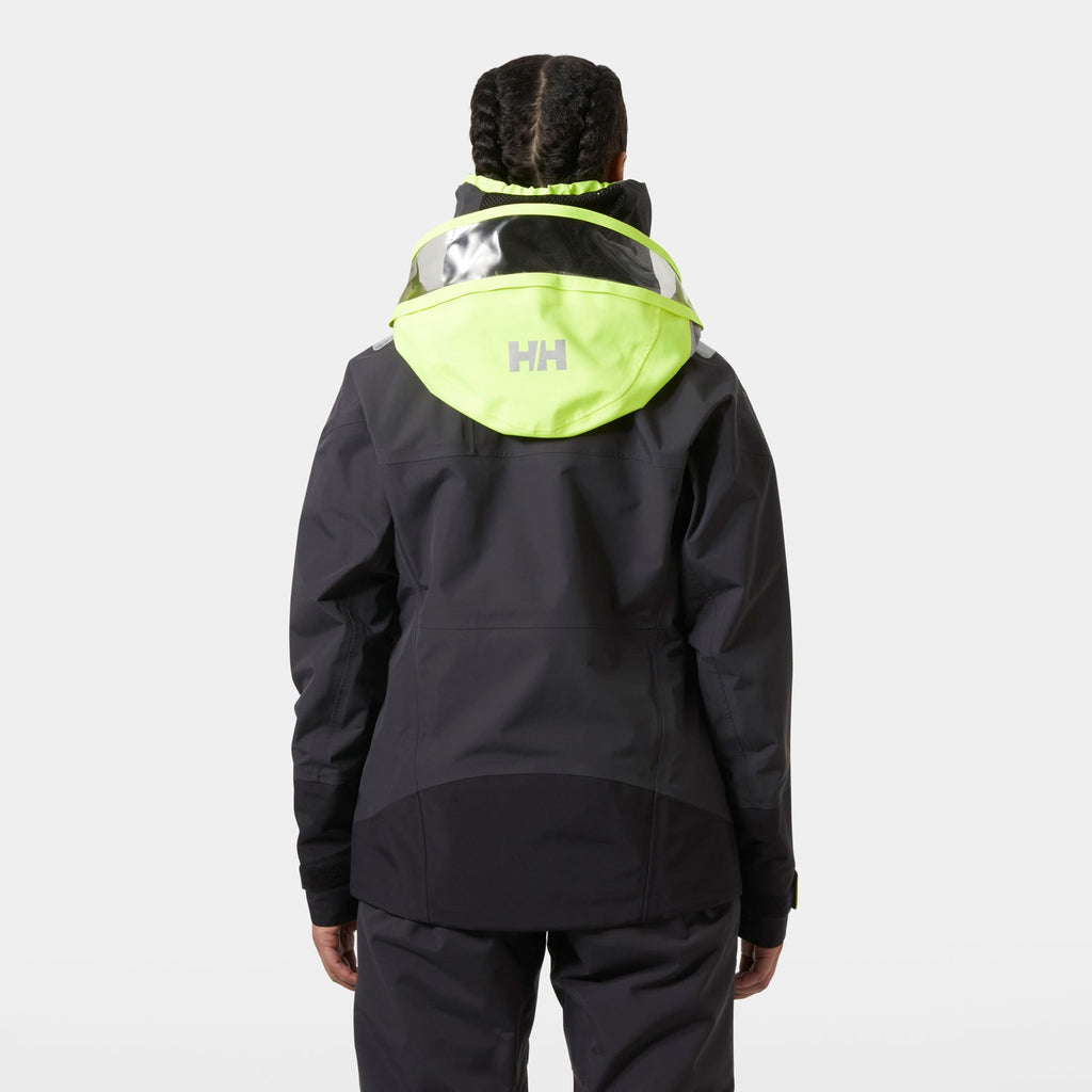W GIR RACE JACKET 20, EBONY, L