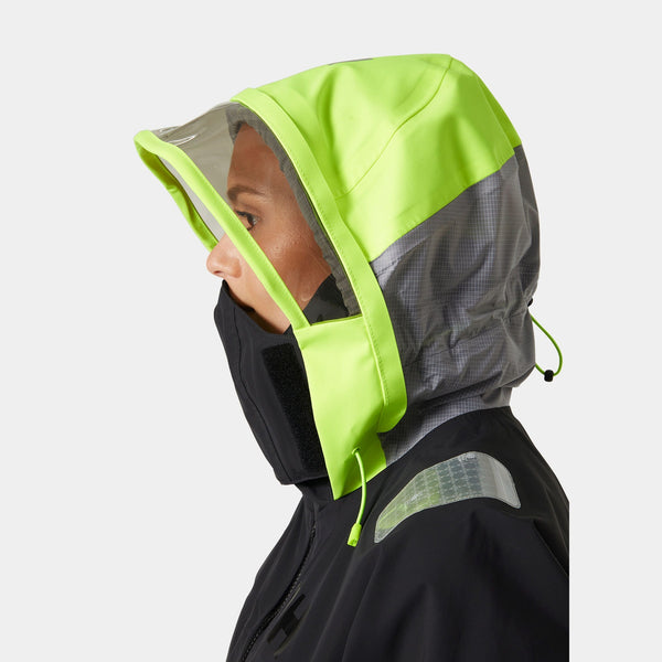W GIR RACE JACKET 20, EBONY, L