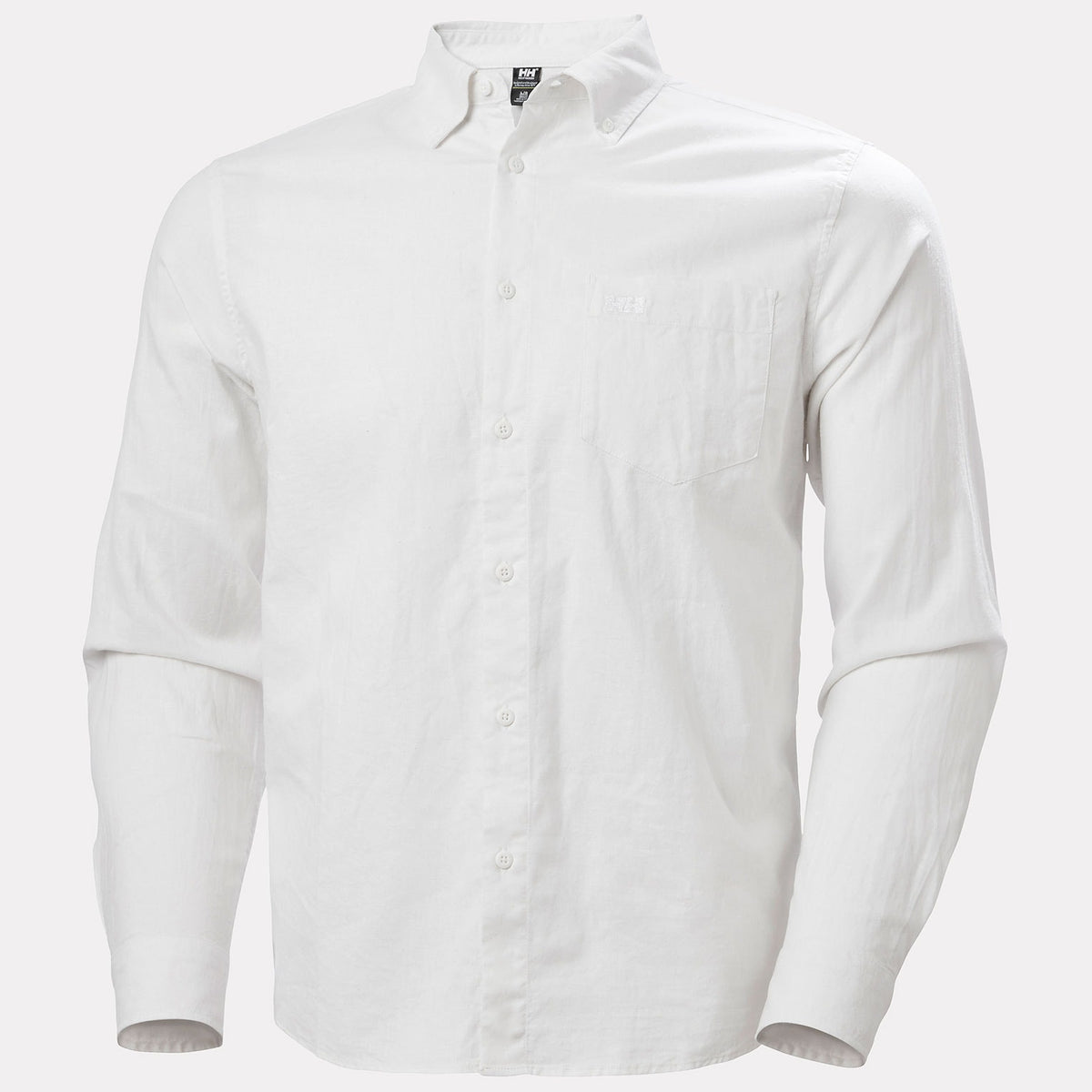 CLUB LS SHIRT, WHITE, XXL