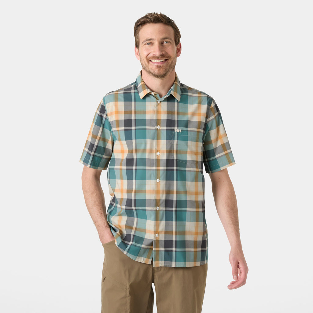 FJORD QD SS SHIRT 20, OPAL GREEN, L
