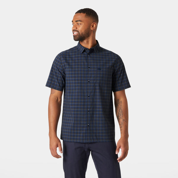 FJORD QD SS SHIRT 20, NAVY VIKA M, S