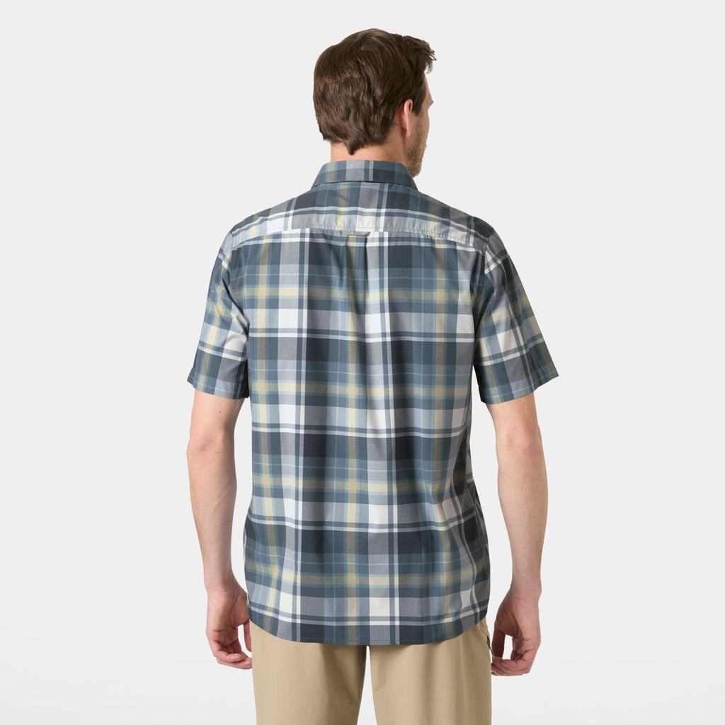 FJORD QD SS SHIRT 20, WASHED NAVY, L