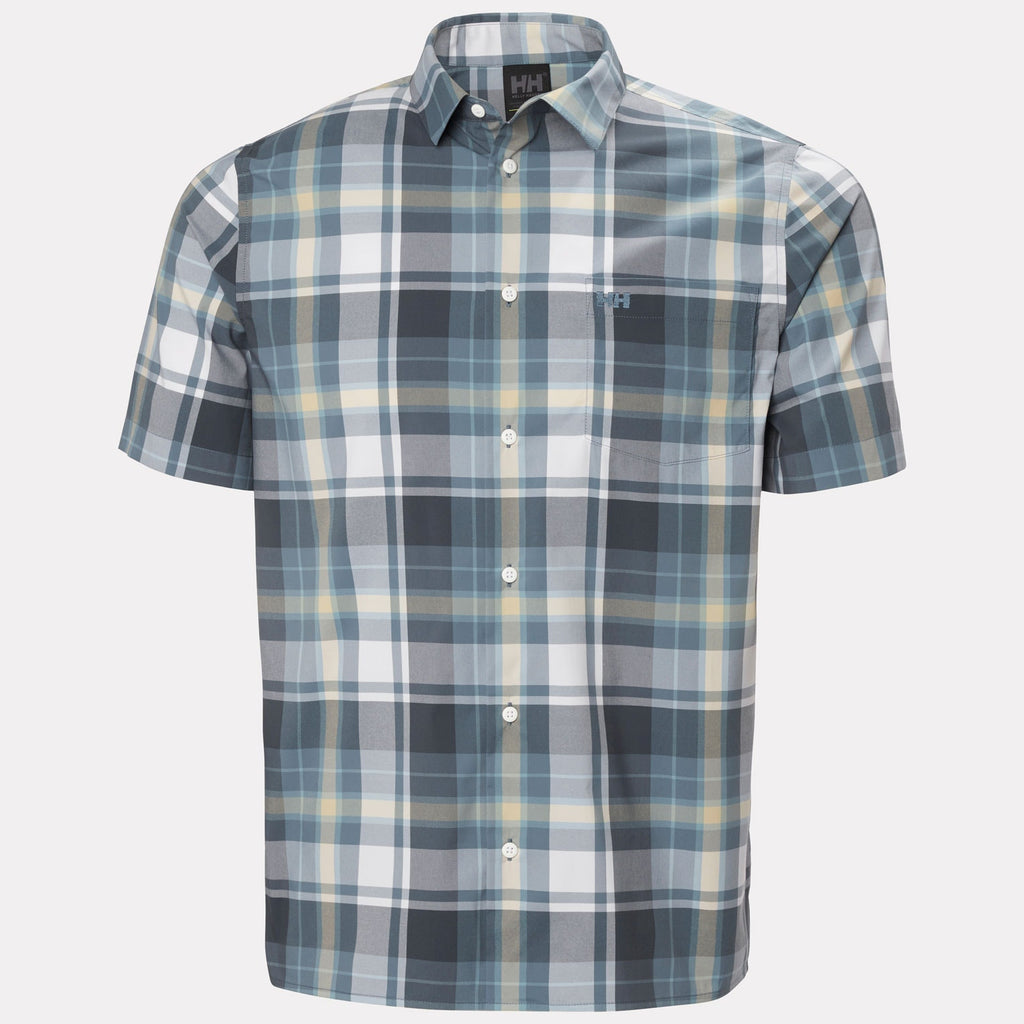 FJORD QD SS SHIRT 20, WASHED NAVY, L