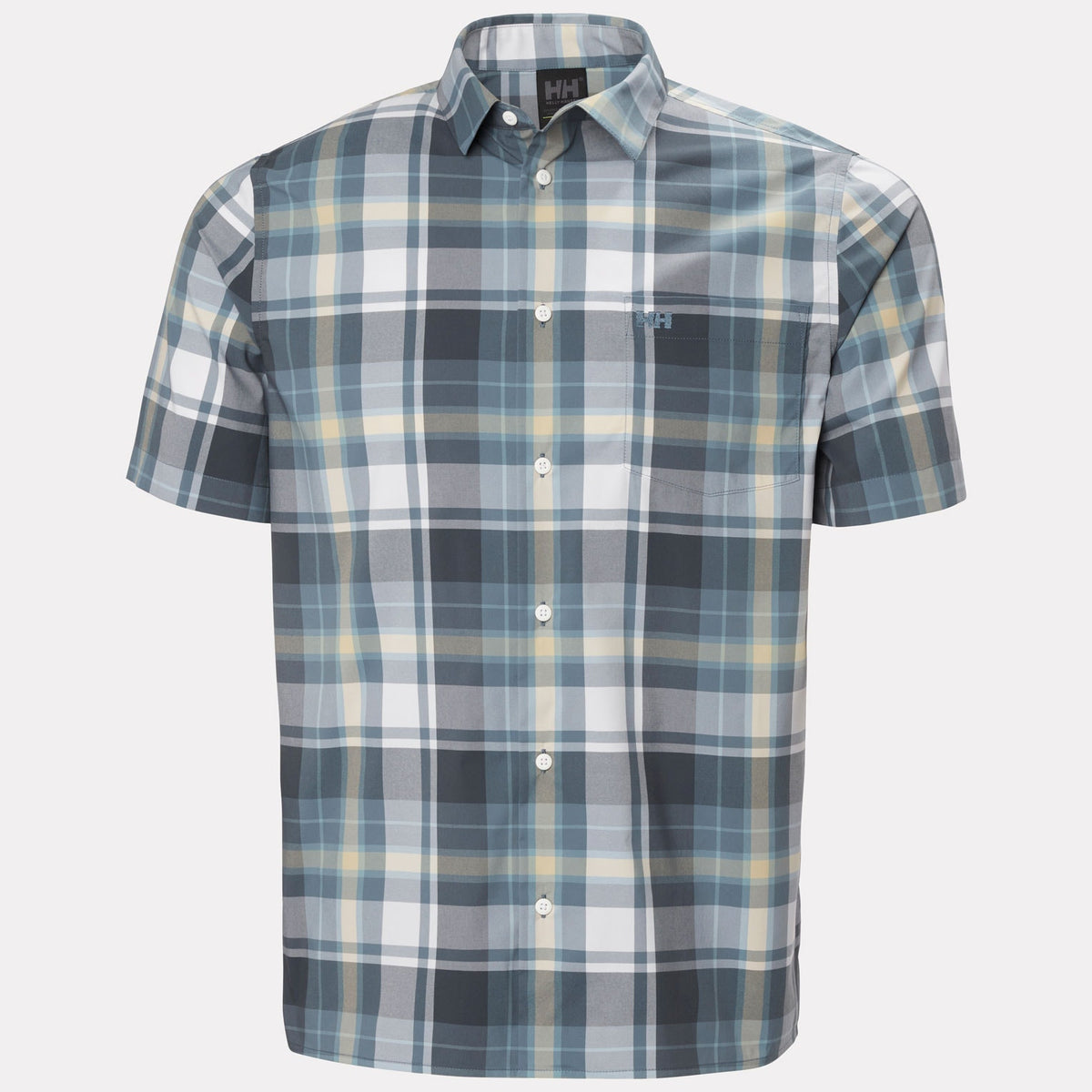 FJORD QD SS SHIRT 20, WASHED NAVY, L
