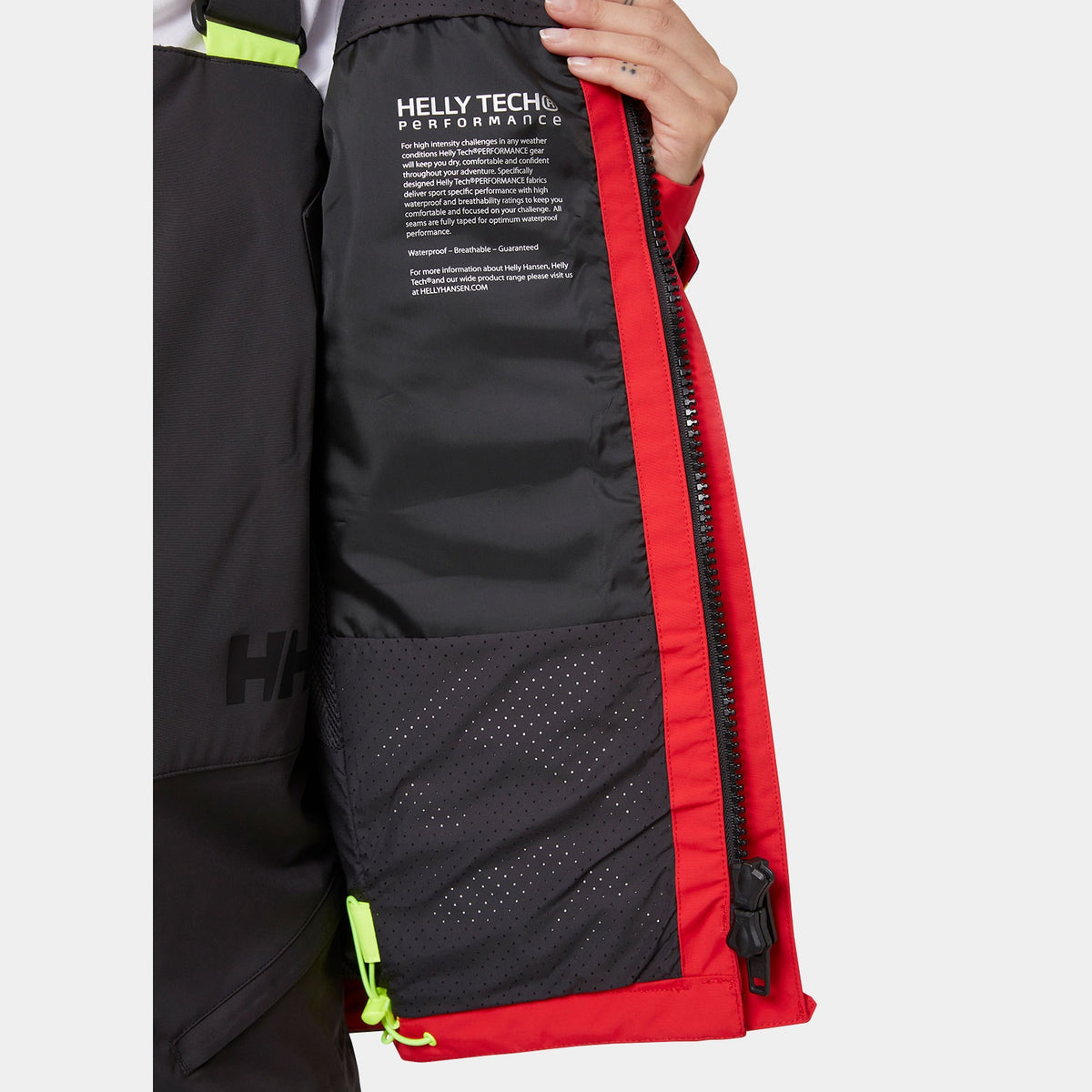 W SKAGEN OFFSHORE JACKET, ALERT RED, L