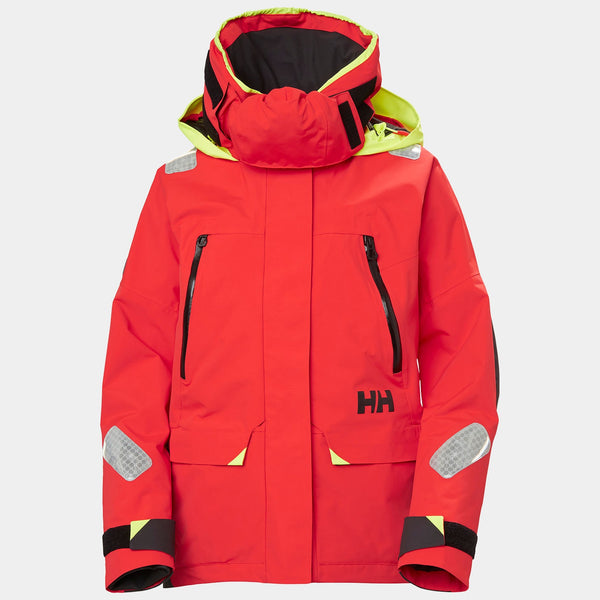 W SKAGEN OFFSHORE JACKET, ALERT RED, L