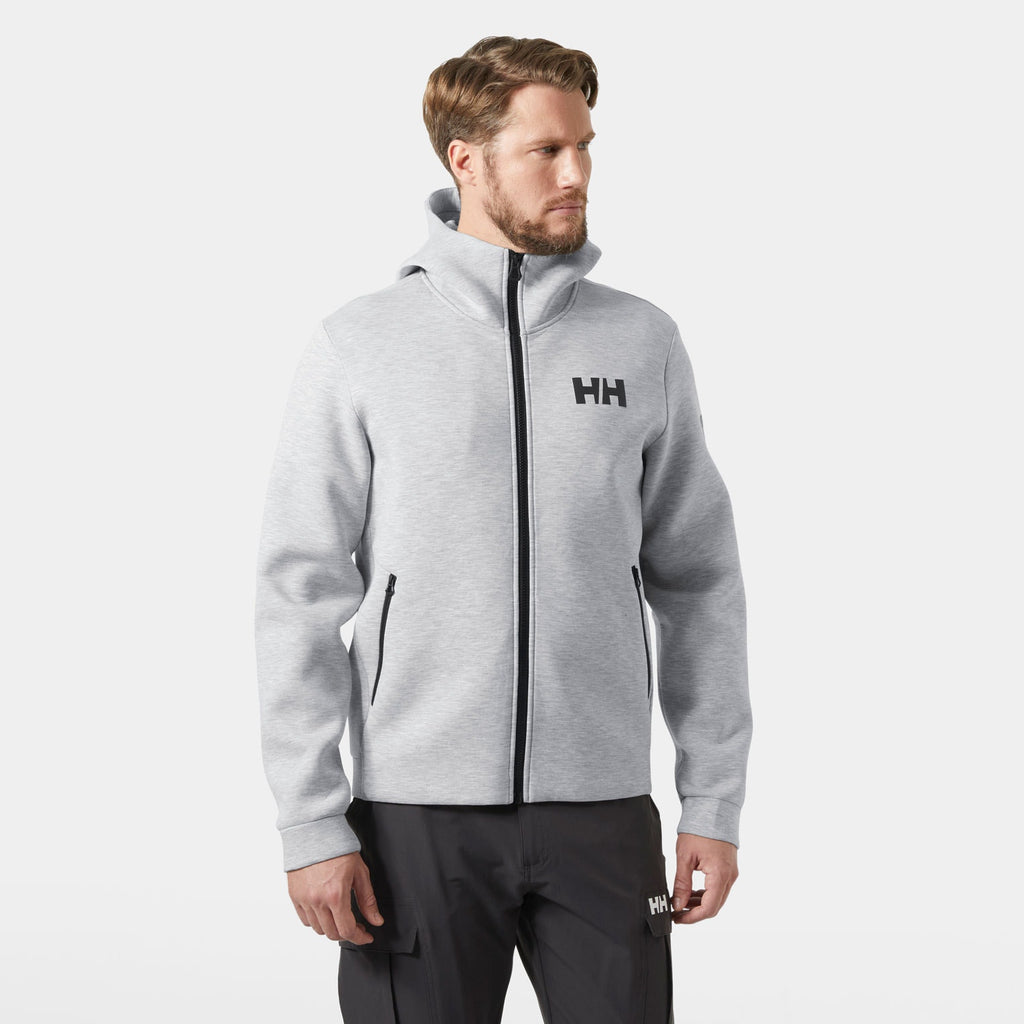 HP OCEAN FZ JACKET 20, GREY MELANG, XXL