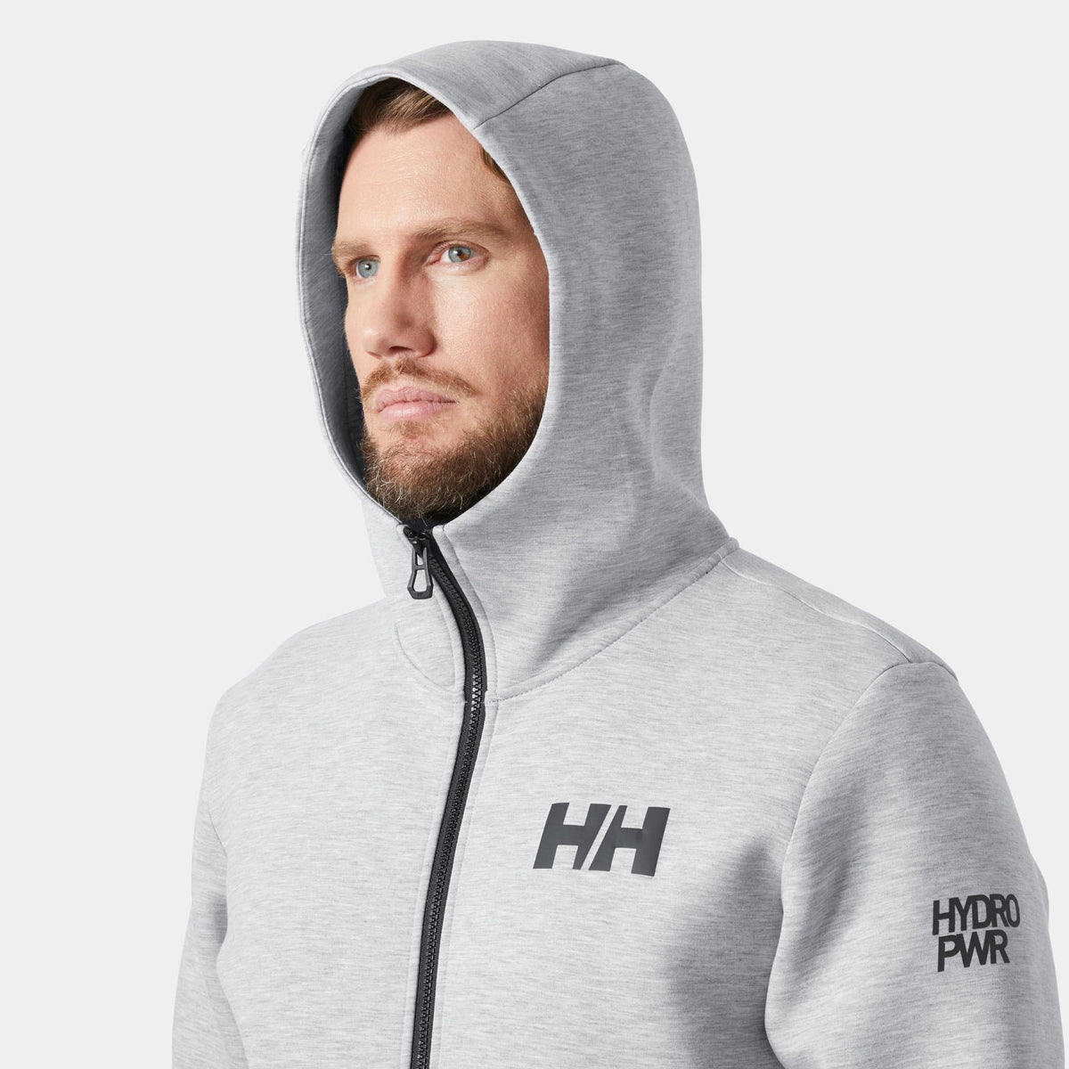 HP OCEAN FZ JACKET 20, GREY MELANG, XXL
