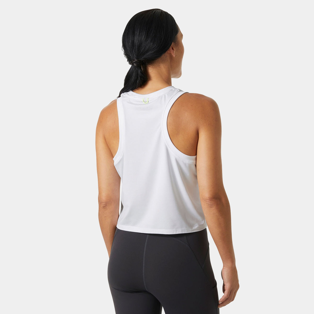 W OCEAN CROPPED TANK TOP, WHITE, XL