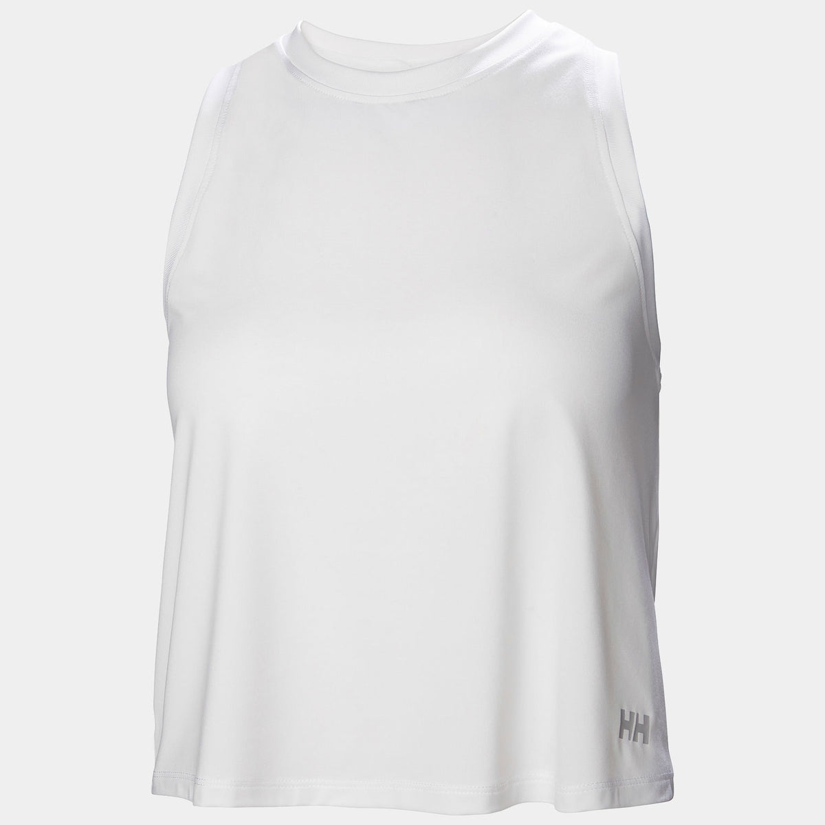 W OCEAN CROPPED TANK TOP, WHITE, XL