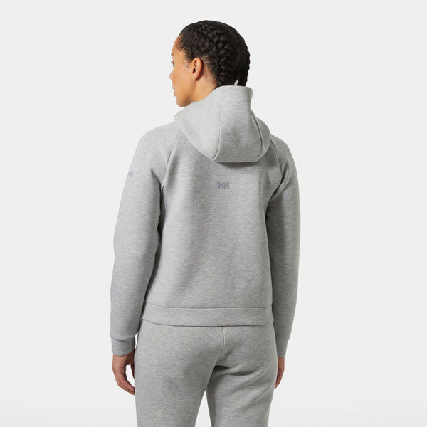 W HP OCEAN FZ JACKET 20, GREY MELANG, L