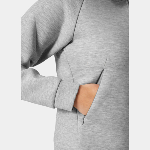 W HP OCEAN FZ JACKET 20, GREY MELANG, L