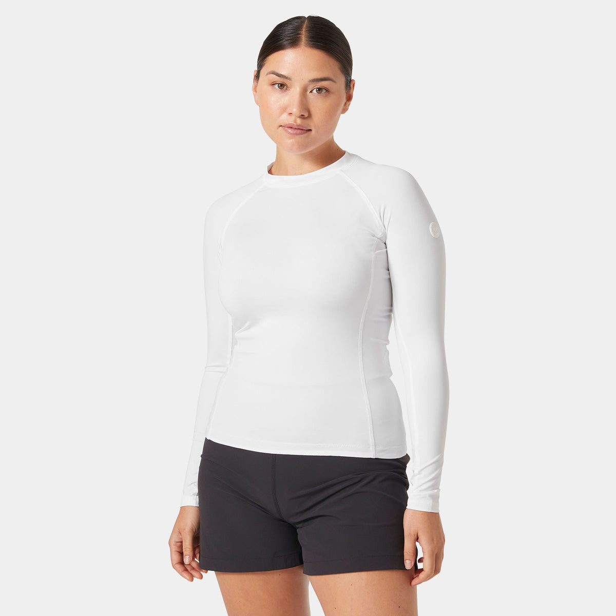 W WATERWEAR RASHGUARD, WHITE, XL