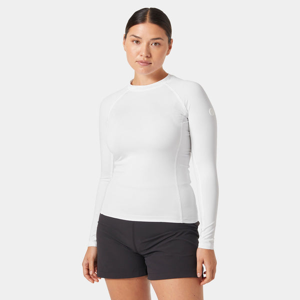 W WATERWEAR RASHGUARD, WHITE, XL