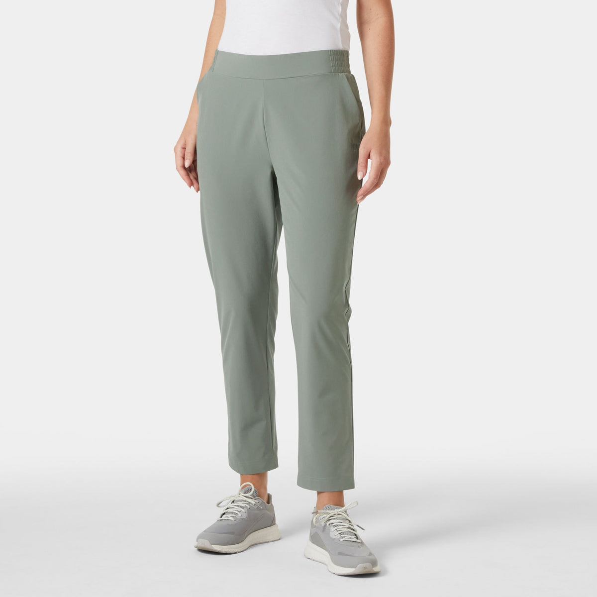 W THALIA PANT 20, GREY CACTUS, S