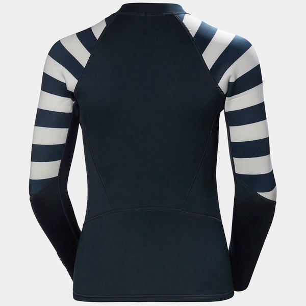 W WATERWEAR JACKET 20, NAVY STRIPE, L