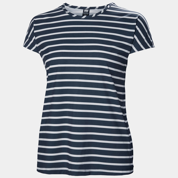 W THALIA SUMMER TOP, NAVY STRIPE, XL
