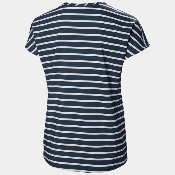 W THALIA SUMMER TOP, NAVY STRIPE, XL