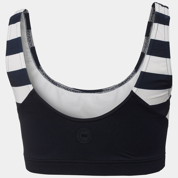 W HP BIKINI TOP, NAVY STRIPE, S