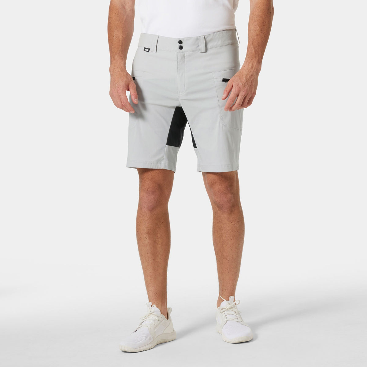 HP RACING DECK SHORTS 20, GREY FOG, 28