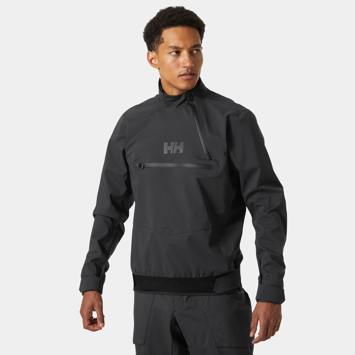 FOIL SHELL SMOCK, EBONY, S Main image