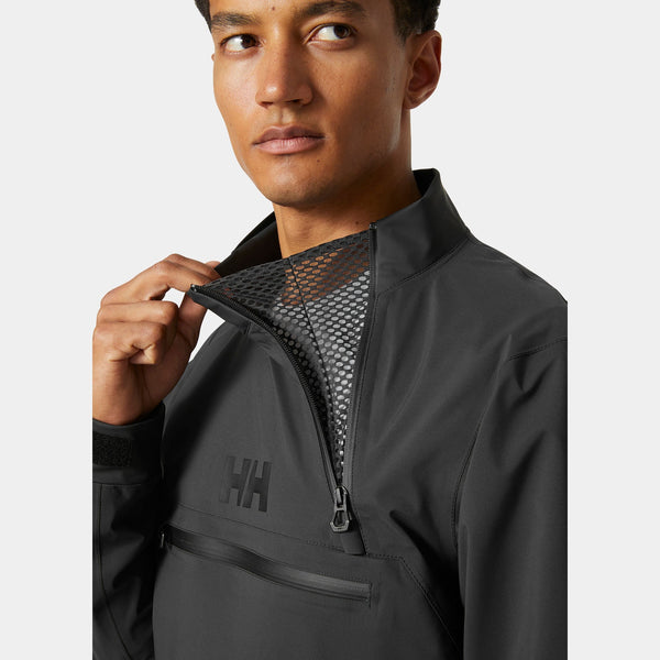 FOIL SHELL SMOCK, EBONY, S