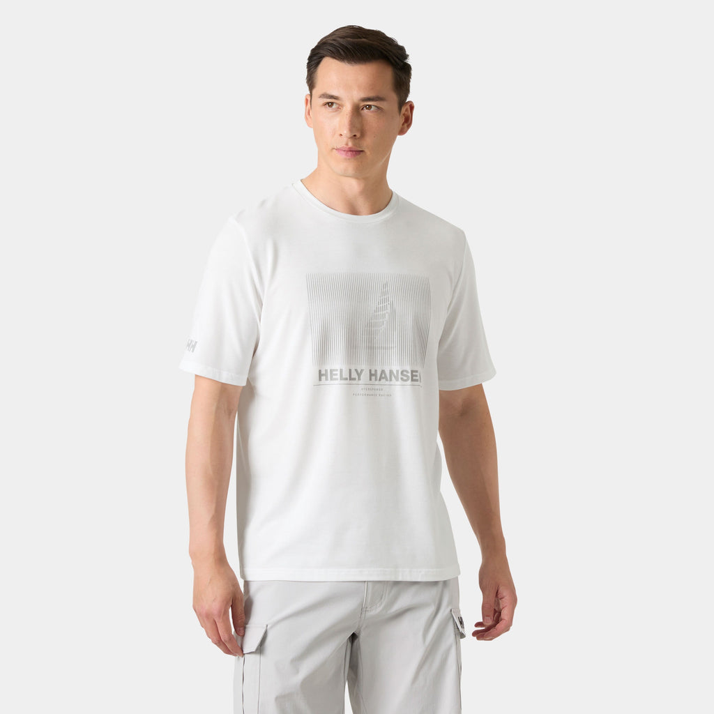 HP RACE GRAPHIC TSHIRT, WHITE, XXL