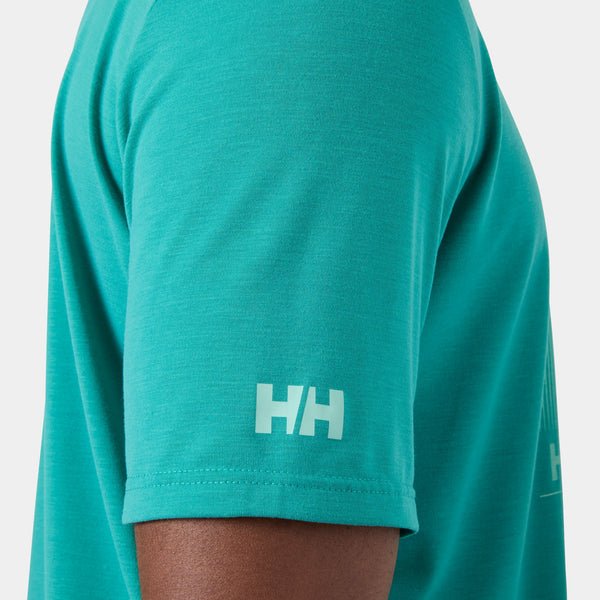 HP RACE GRAPHIC TSHIRT, DARK MINT, S