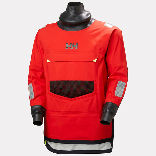 GIR OCEAN SMOCK TOP, ALERT RED, XXL