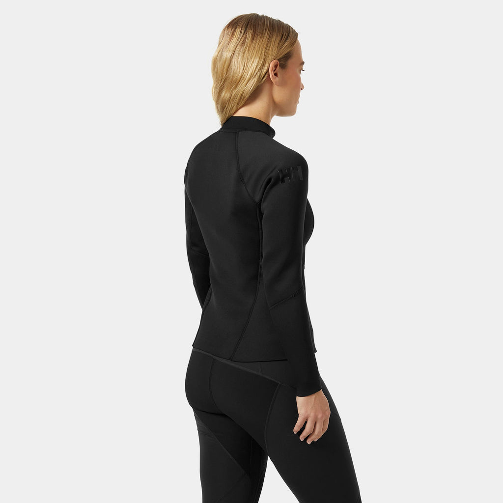 W WATERWEAR TOP, BLACK, L