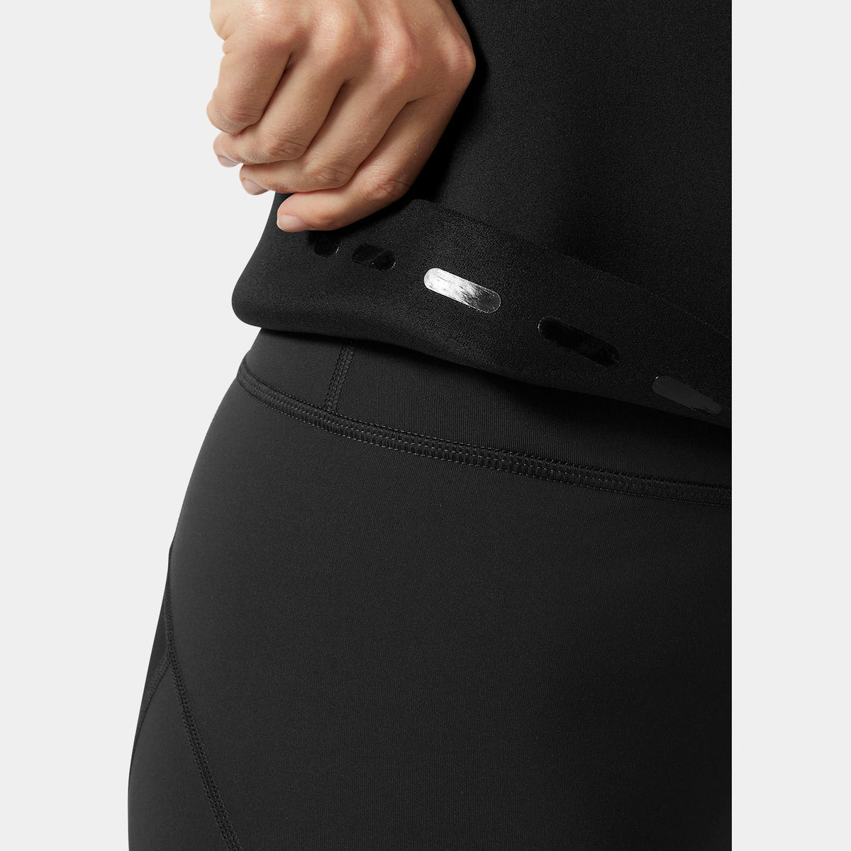 W WATERWEAR TOP, BLACK, L