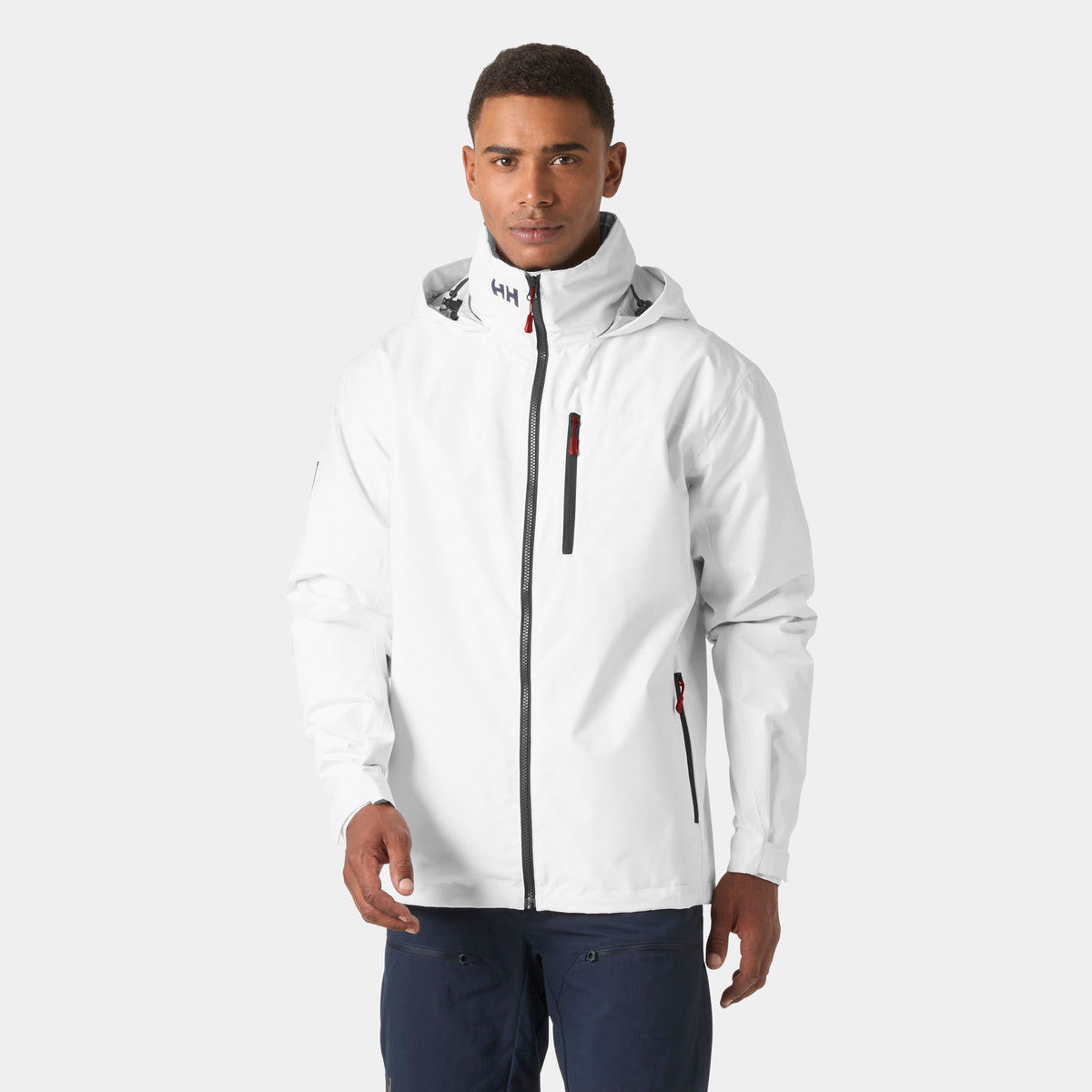 CREW HOODED MIDLAYER JACKET 2, WHITE, XXL Main image