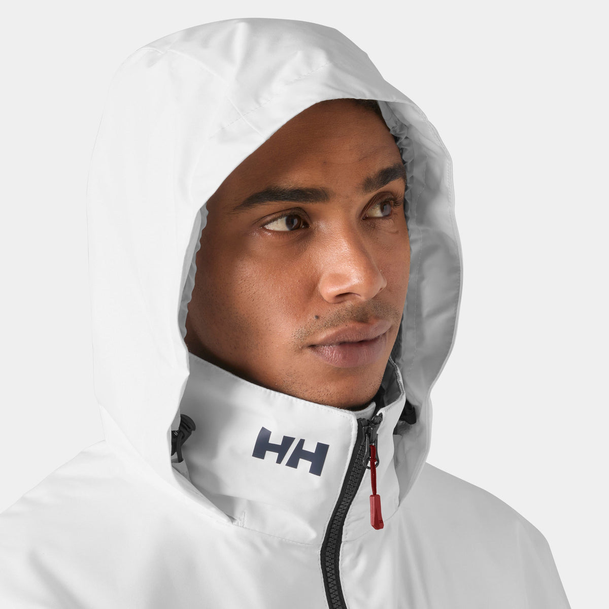 CREW HOODED MIDLAYER JACKET 2, WHITE, XXL