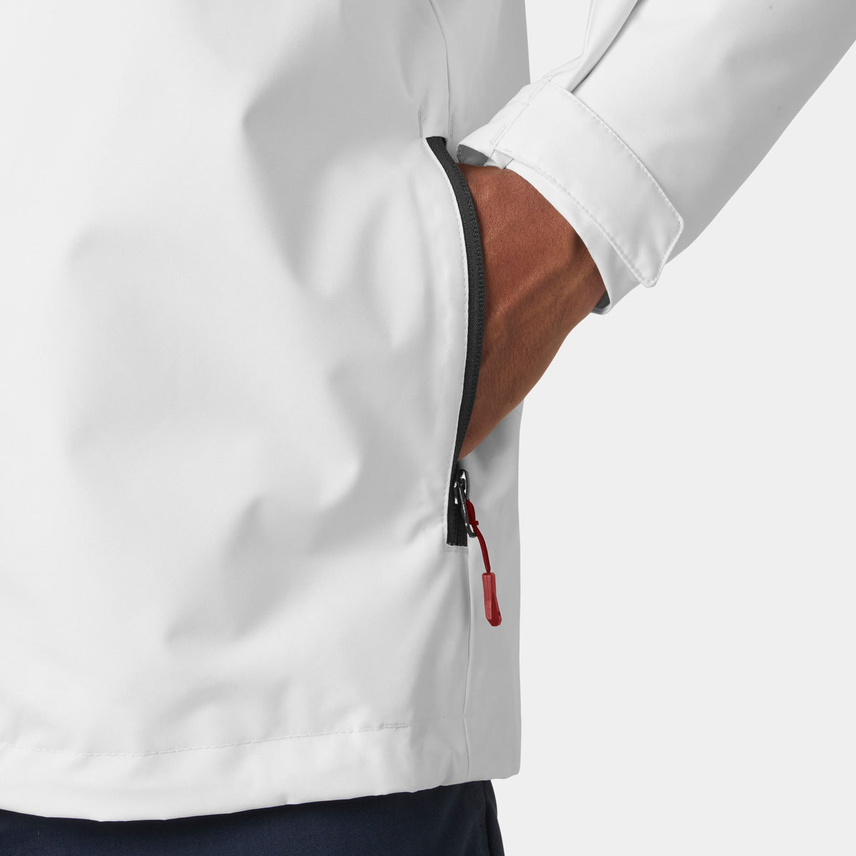 CREW HOODED MIDLAYER JACKET 2, WHITE, XXL